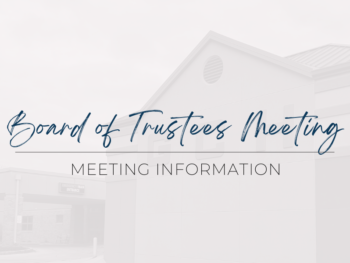 Board of Trustees Meeting Information