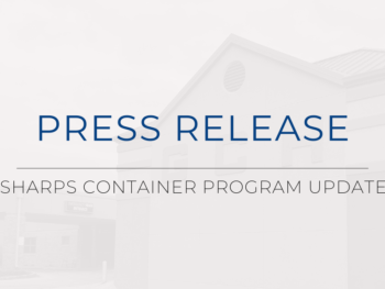 GCH Sharps Container Program Update