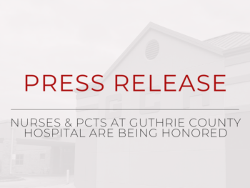 Nurses & PCTs at GCH are Being Honored