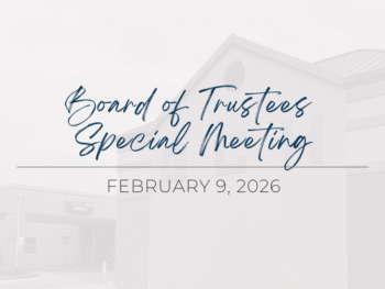 Board Of Trustees Special Meeting Information